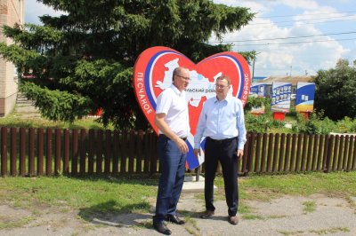 В селе Песчаное строится долгожданный дом культуры и идет подготовка к ремонту дороги до села