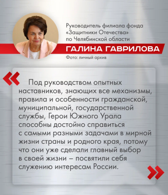 Герои Южного Урала – будущее региона