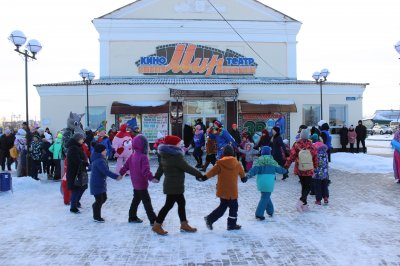 В новом сквере прошел детский праздник