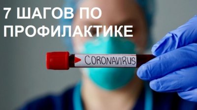 7 шагов по профилактике коронавирусной инфекции