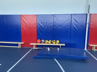 Обновился спортзал в школе села Рождественка