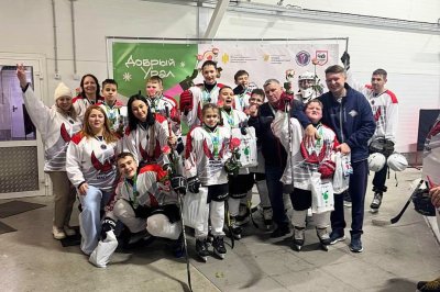 В Челябинске прошли областные соревнования по специальному хоккею 