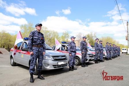 Автопробег Росгвардии прошёл на Южном Урале в преддверии Дня Победы