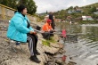В Усть-Катаве фестиваль уличной рыбалки собрал 17 семейных команд 