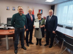 Глава округа вручил Почетную грамоту Министерства энергетики РФ гендиректору ООО «Теплоэнергетика» 