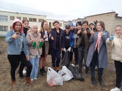 Общешкольный субботник провели на отлично! 