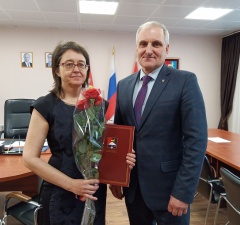 Сергей Семков поздравил корреспондента «Усть-Катавской недели» с юбилеем