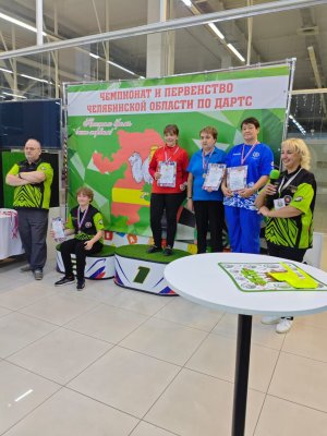 Призеры чемпионата по дартсу