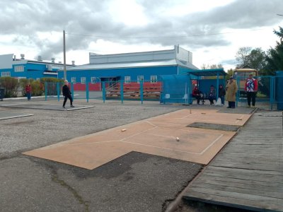 Соревнования по городкам