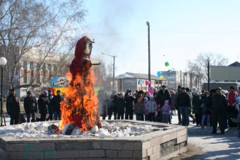 Сказ, о том как кунашакцы Зиму провожали