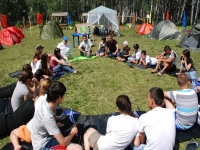 Открытие первой смены палаточного городка