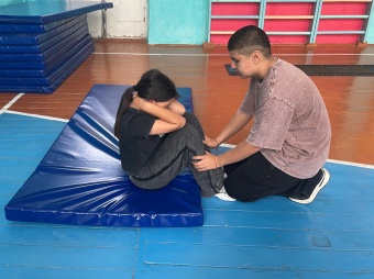 СДАЧА НОРМ ГТО- АМИНЕВСКАЯ ООШ ️