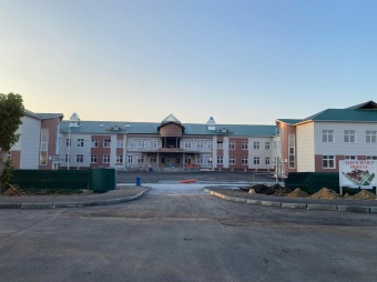 Строительство школы в Кунашаке выходит на финишную прямую
