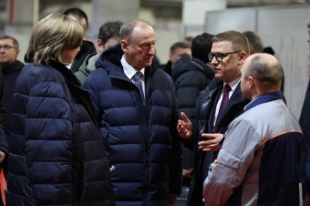 Николай Патрушев, Владимир Якушев и Алексей Текслер осмотрели ряд производственных площадок предприятий Челябинской области