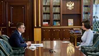 Алексей Текслер встретился с руководителем АСИ Светланой Чупшевой