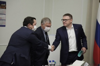 Алексей Текслер провел встречу с новым генеральным директором аэропорта «Челябинск» им. И.В. Курчатова Виталием Кашиным