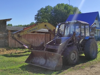 В д. Кулужбаево начаты работы по газификации.