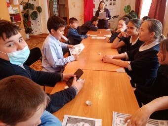 В Саринской модельной библиотеке прошёл урок памяти