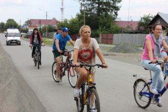 В Кунашаке прошел велопробег