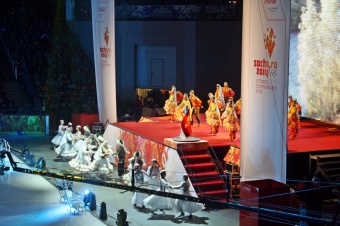 Эстафета огня XXII зимних Олимпийских игр