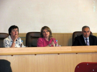 Встреча заместителя председателя Государственного комитета по делам ЗАГС Челябинской области Евгении Николаевны Плотницкой с населением Кунашакского муниципального района