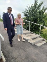 Глава Усть-Катавского городского округа Сергей Семков провёл осмотр территории в Нагорной части города Усть-Катава. 