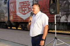 Первая в мире иммерсивная инсталляция в движущемся составе «Поезд Победы» закончила свою работу в городе Усть-Катаве