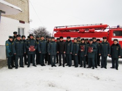 Глава округа поздравил сотрудников Пожарной части