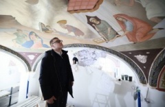 Губернатор Челябинской области Алексей Текслер и митрополит Челябинский и Миасский Алексий посетили строящийся Кафедральный собор Рождества Христова