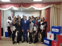 Глава округа поздравил победителя и призеров конкурса «Большая перемена»